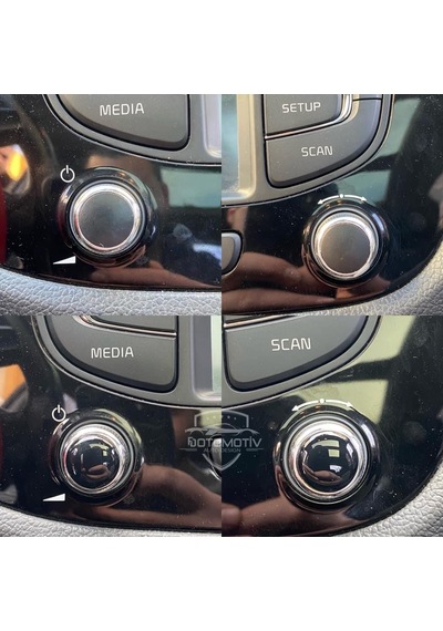Kıa Ceed Teyp Tuşu Piano Black Sağ Sol 2 Adet Şık Görünüm