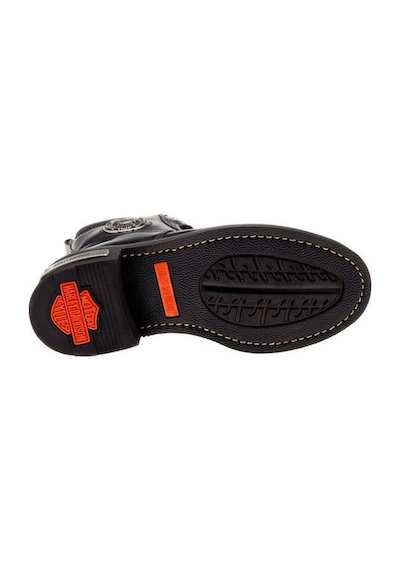 Harley Davidson Jim Erkek Siyah Deri Bot-1218 Siyah