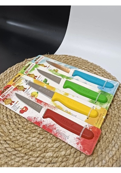 Sürmene 61004 4lü Mutfak Bıçağı 9,50 Cm Çok Renkli
