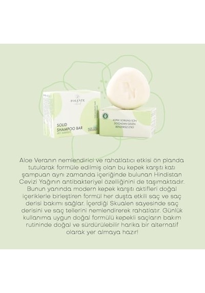Ayrex Rahatlatıcı Katı Şampuan/kepek Karşıtı