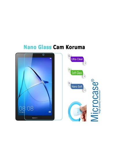 Huawei Uyumlu Mediapad T3 Bg2-W09 7 Wifi Kılıf + Ekran Koruma (3G Uymaz)