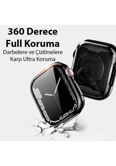 Dux Ducis Samo Series Apple Watch Uyumlu Ultra 49mm İçin Soft Tpu Full Koruma Ultra İnce Silikon Kılıf- 5775