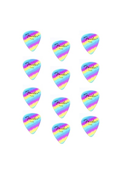 Fender 1980351101 351 Shape Rainbow Thin Gitar Penası 12'li İ