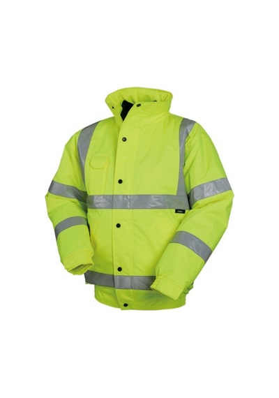 Reflektörlü 300d Oxford Bomber Mont Sarı Sarı