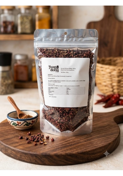 Yuandong Kırmızı Sichuan Biber 100 Gr Çin Mutfağı Baharatı Aromatik Ve Hafif Narenciye Tatlı Özel Biber