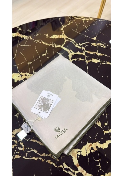 Maisa Maısa Farah Mulberry İrek Eşarp Açik Haki 1304