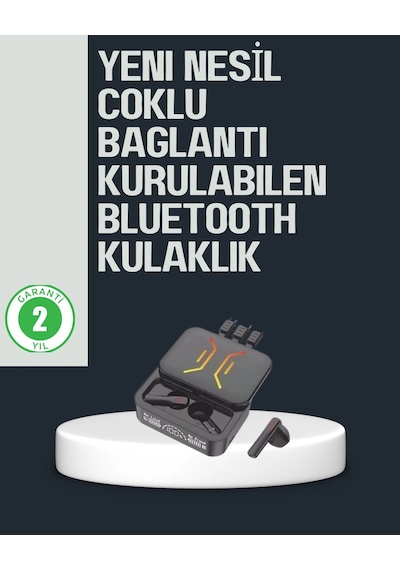 Zenvia Kablosuz Bluetooth 5.0 Kulaklık 300mah Şarj Kutusu Znv2026