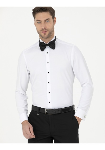Pierre Cardin Erkek Beyaz Gömlek Smokin 50277812-vr013 Beyaz