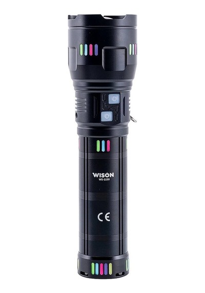 Wison Ws-1150 Uzun Menzilli 60 Watt 5500 Lümen Profesyonel Güçlü El Feneri Evimdeyokyok Çok Renkli