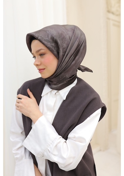 Silk Home Shiny Eşarp 75002-51 Acı Kahve, Toprak