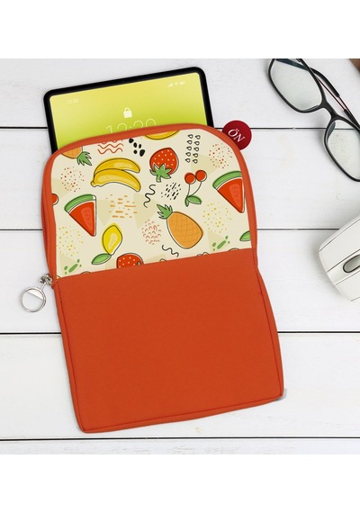 Bk Gift Meyveler Tasarımlı Taşınabilir Koruyucu Tablet Kılıfı & O (531953751)