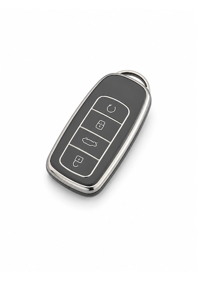 Autohan Keys Chery Tiggo 8 Pro, Omoda 5 Ve Tiggo 7 Avantgarde İle Uyumlu Araç Anahtarı Koruma Kılıfı, Füme