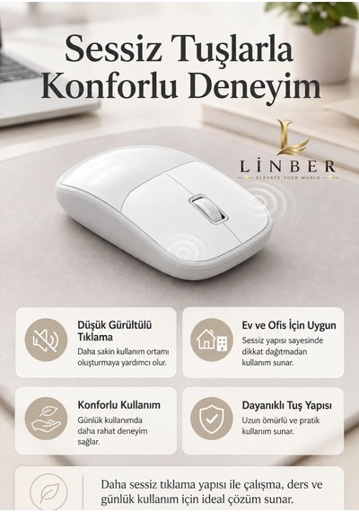 Şarjlı Kablosuz Gri Mouse Bluetooth + 2.4g Çift Modlu Type-c Şarjlı Sessiz Tuşlu Ergonomik Optik 1200/1600 Dpı Taşınabilir Mouse Çok Renkli Diğer Şarjlı Kablosuz Gri Mouse Bluetooth + 2.4g Çift Modlu Type-c Şarjlı Sessiz Tuşlu Ergonomik Optik 1200/1600 Dpı Taşınabilir Mouse Çok Renkli Diğer