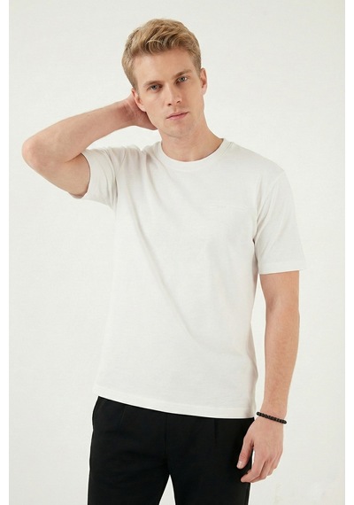 Buratti Erkek T Shirt 5904095 Ekru Ekru