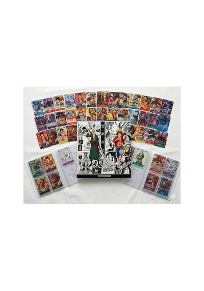 Cantex Tech One Piece Oyun Kartı - 55 Adet Ingilizce Koleksiyonluk + Albüm Hediyeli