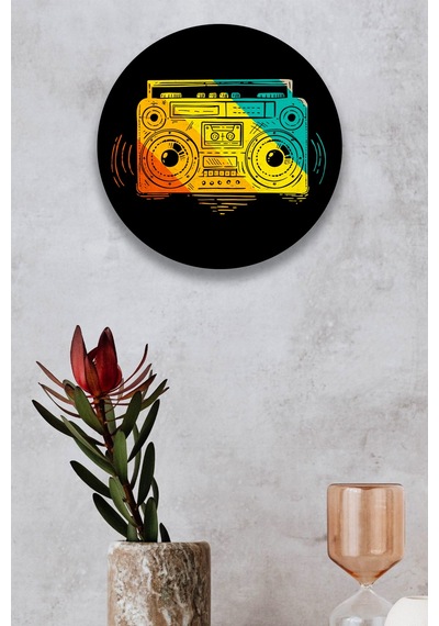 Müzik, Retro, Rock, Gitar Dekoratif Mdf Tablo Modeli, Tasarım Müzik Poster Süsü