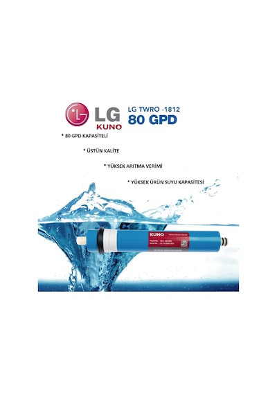 Waterlife Filtre 5 'Li Lg Mebran Set Waterlife Su Arıtma Filtresi