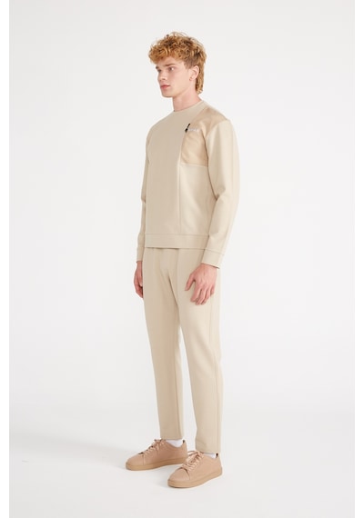 Jepublic Erkek Sweatshirt-j232406 Bej