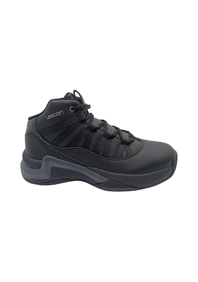 Lescon Bounce Unisex Siyah Bağcıklı Basketbol Ayakkabı Siyah