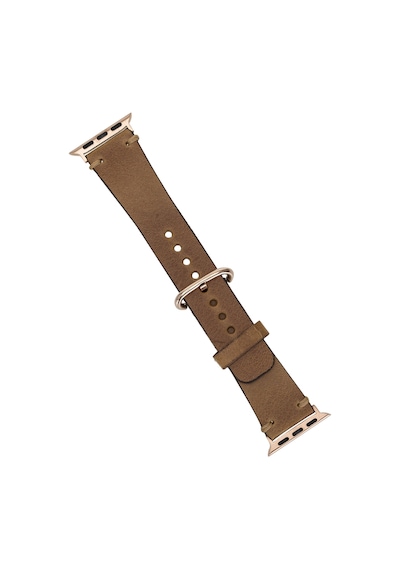 Apple Uyumlu Watch    Deri Kordon 38-40-41mm Roma G19 Taba