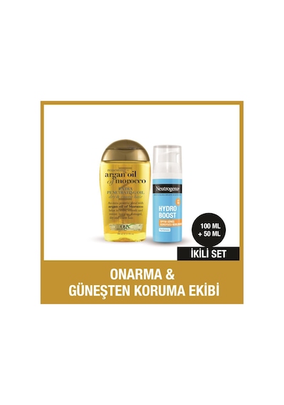 Neutrogena Hydro Boost Nemlendirici Güneş Spreyi SPF50 50 ML + Ogx Argan Oil Of Morocco Yağ 100 ML