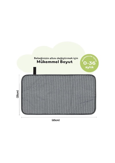 Bebek Bakım Örtüsü, Bebek Alt Açma Minderi, Su Geçirmez Bebek Minderi Woods