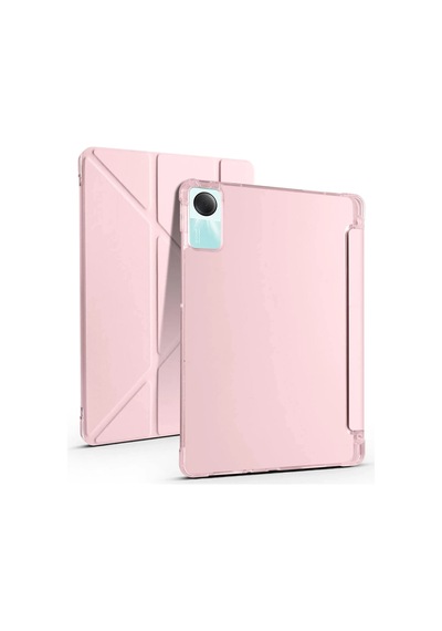Mey İthalat Redmi Pad Se 4g Kılıf Kalemlikli Mars Tablet Kılıfı - Rose Gold Klasik