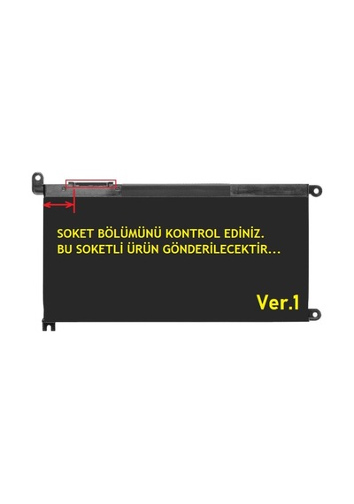 Nion Dell İnspiron 3584, 15 3584, 15-3584 Ver.1 Uyumlu Batarya Pil