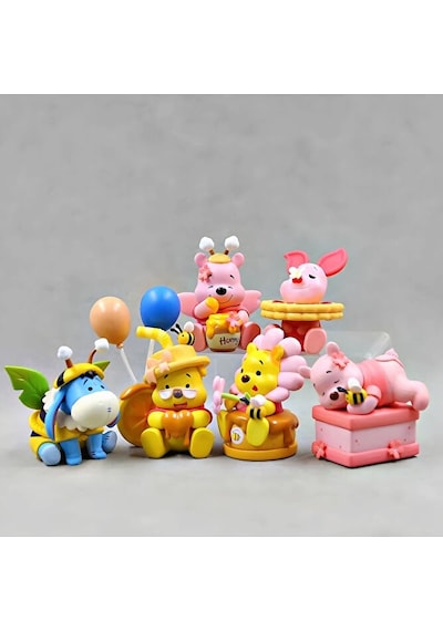 Winnie The Pooh Bahar Serisi Mini Koleksiyon Figürü 8 Cm Rastgele 1 Adet