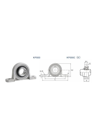 Hobimekatronik Kp000 Yataklı Rulman(10Mm)
