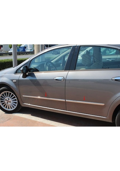 Fiat Linea Yan Kapı Krom 4 Parça.Paslanmaz Çelik 2007-2019 Koruma