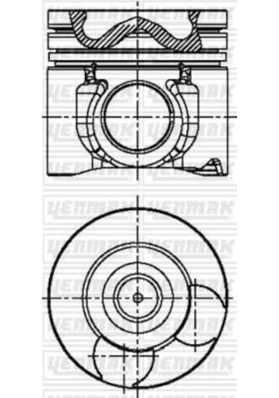 Yenmak 31-04487-000 Piston Segman Std Starex H1 Sorento 170 Hp D4cb 91 .50 Mm 23410 4a924 3104487000 Diğer