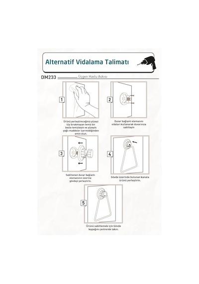 Teknotel Banyo Havlu Askısı Havluluk Krom Dm23 Krom