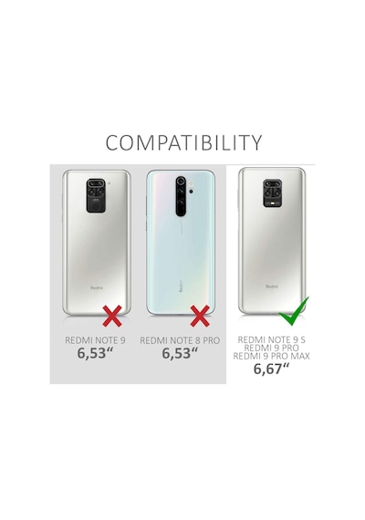 Xiaomi Redmi Note 9 Pro Kilif 360 Seffaf Ön Arka Silikon 399316499