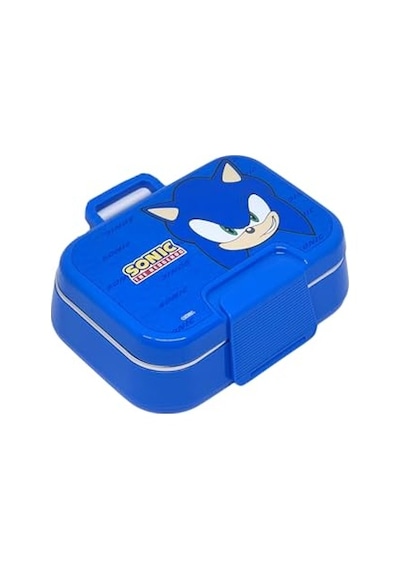 Bento 1030ml Lunchbox Sonic Lisanslı Tek Katlı 2 Bölmeli Paslanmaz Çelik Sefer Tası Yemek Kutu