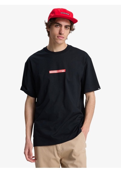 Quiksilver Quıksılver Dna Clıcker Erkek Anthracite - Solid T-shırt Eqyzt08207-11783 Siyah