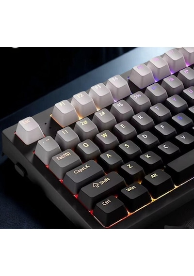 Gradient Mekanik Klavye Oem Profil Rgb Tuş Takımı Pbt