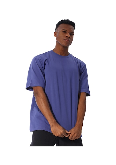 Sportive Wink Oversize Erkek Mavi Günlük Stil T-shirt 25ke1024-mvı Mavi