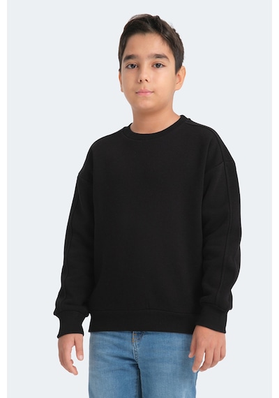 Slazenger Logan 2 Li Set Unisex Çocuk Siyah -taş Gri Sweatshirt Siyah -taş Gri