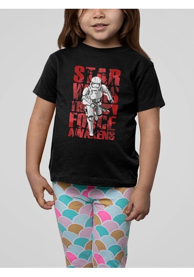 Sevbano Tasarım Star Wars Yıldız Savaşları Baskılı Unisex Çizgi Film Çocu SIYAH