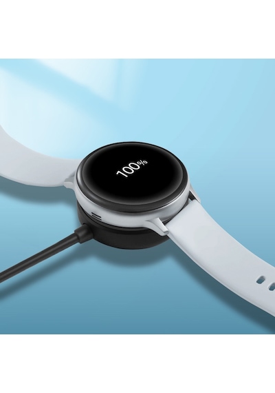 Siyah Galaxy Uyumlu Watch 5 40mm Type-c Akıllı Saat Şarj Kablosu