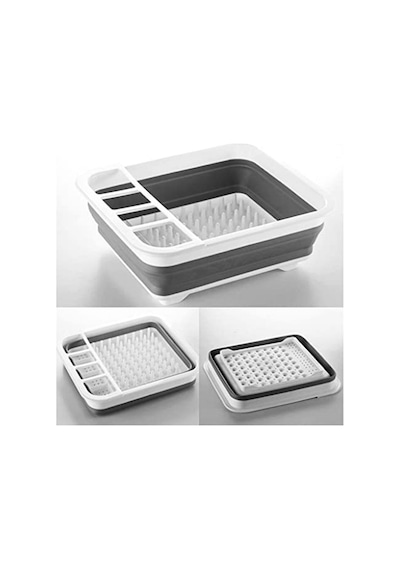 Deconox Katlanabilir Bulaşık Kurutmalık, Yer Kaplamaz Minimal Tabaklık 763 50 x 22