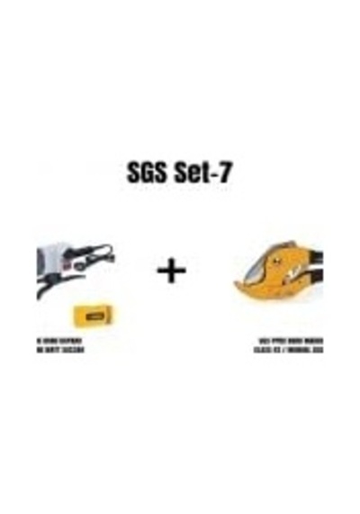 Sgs Set-7 Sgs Pprc Boru Kaynak Seti 1500 Watt+sgs Pprc Boru Makası