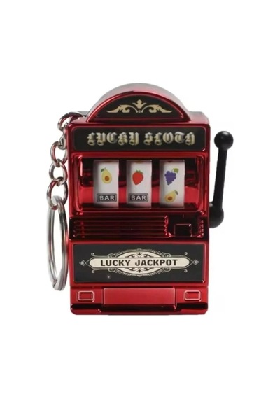 Meyve Makinesi /slot Anahtarlık /çanta Charm