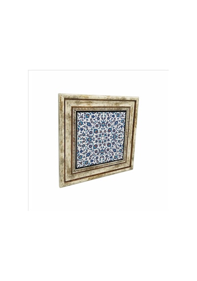 Osmanlı Çinisi Baskılı Taş Tablo 25x25