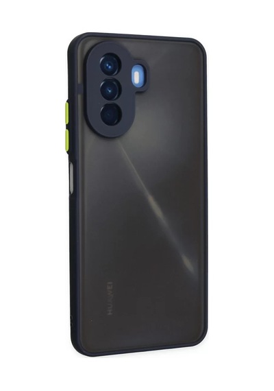 Newface Huawei Nova Y70 Kılıf Montreal Silikon Kapak - Lacivert