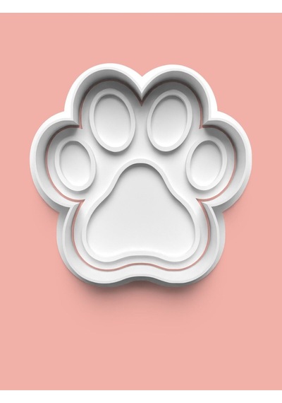 Köpek Patisi Kurabiye Kalıbı Ve Şeker Hamuru Kalıbı 0340-12