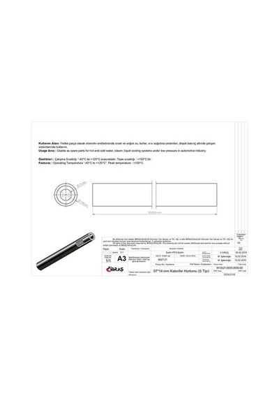 Ibras 66108 7mm 14mm Universal Kalorifer Hortumu S Tıpı