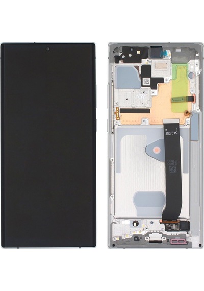 Samsung Galaxy Note 20 Ultra Sm-n985 Lcd Ekran Dokunmatik Çıtalı Beyaz