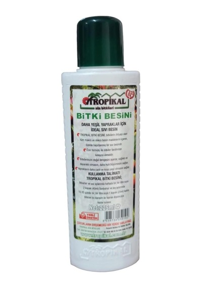 Tropikal Bitki Besini 3'lü Set, Menekşe Besini, Orkide Besini, Yeşil Yapraklı Bitki Besini Diğer